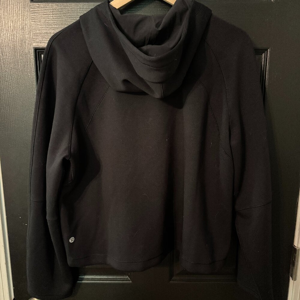 Lululemon Womens Scuba Black Crop Hoodie 10 - Picture 3 of 3